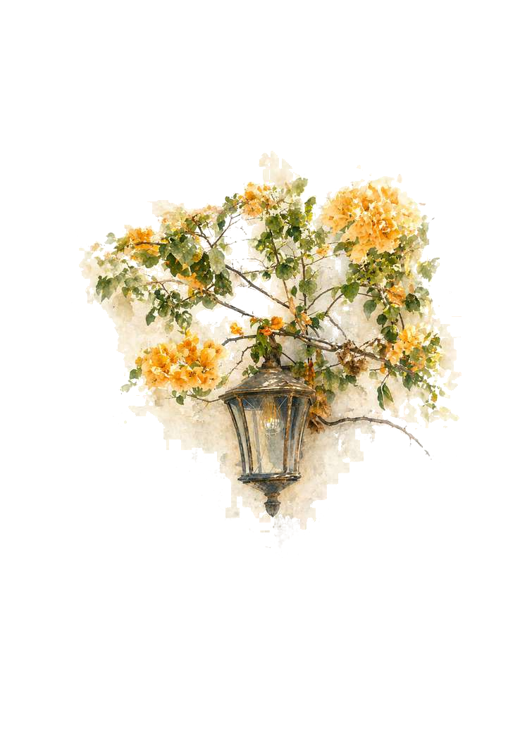 Casa Luma watercolor lantern